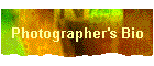 Photographer's Bio